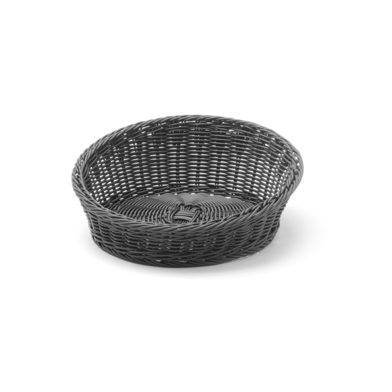 Cestino del pane rotondo nero - 310 mm di diametro Cestino del pane rotondo nero - 310 mm di diametro