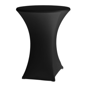 Copertura per Tavolo Alto Nero - 850 mm di Diametro