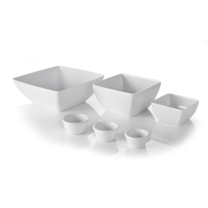Insalatiera quadrata - 130 x 130 mm - Marca HENDI