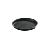 Piatto Rotondo con Bordo Alto in Polipropilene - Nero - Diametro 320 mm