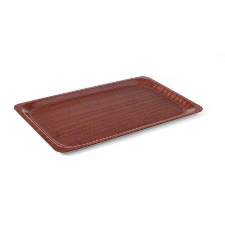 Piatto in legno rettangolare - 610 x 430 mm - Marchio HENDI