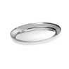 Piatto Ovale in Acciaio Inossidabile - 300 x 220 mm - Marca HENDI - Fourniresto