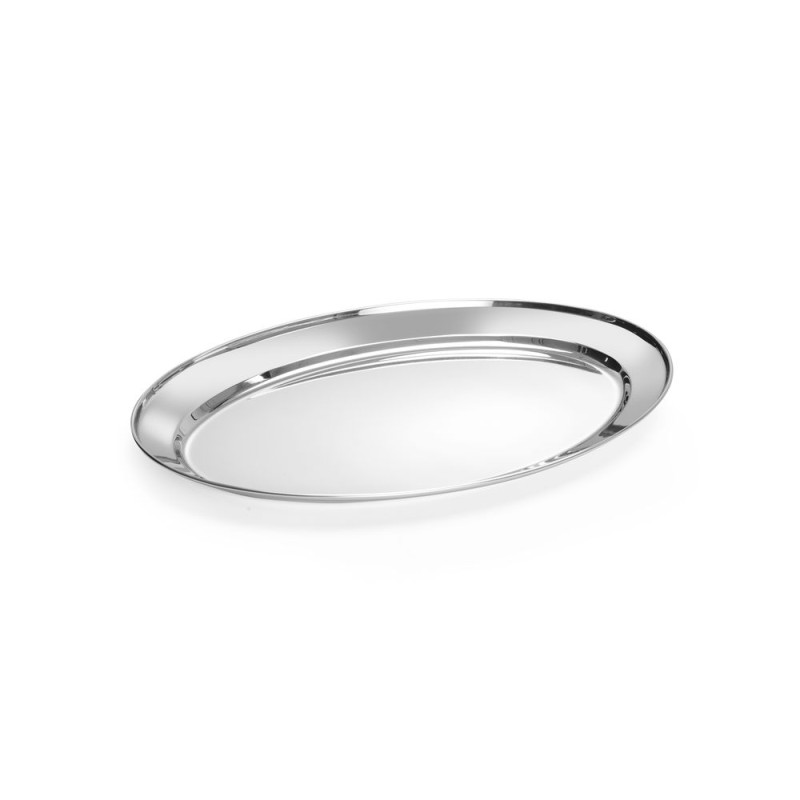 Piatto Ovale in Acciaio Inossidabile - 450 x 290 mm - Marca HENDI - Fourniresto Piatto Ovale in Acciaio Inossidabile - 450 x 290 mm - Marca HENDI - Fourniresto