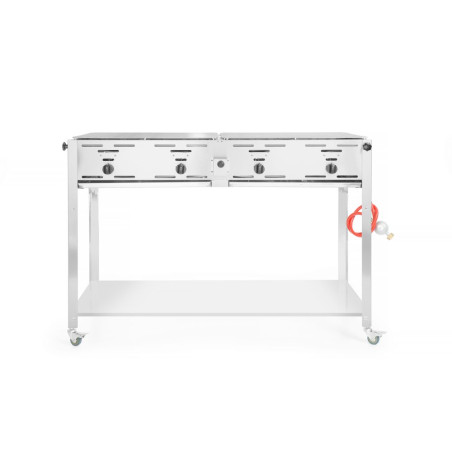 Barbecue a Gas ad Alta Capacità Grill-Master Quattro - Marchio HENDI