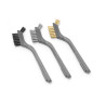 Set di spazzole metalliche strette - 3 pezzi - Marca HENDI - Fourniresto