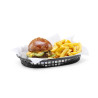 Cestino per il servizio Fast-Food - Nero - Confezione da 6 - Hendi