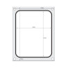 Matrice di sigillatura per sigillatrice manuale - 227 x 178 mm - Hendi