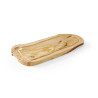 Tagliere con canaletto in legno d'ulivo - 400 x 250 mm - Hendi