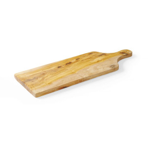 Piatto di formaggio in legno d'ulivo - 600 x 200 mm - Hendi