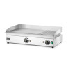 Piastra Grill Professionale HENDI | Rigata & Liscia - Acciaio Inossidabile