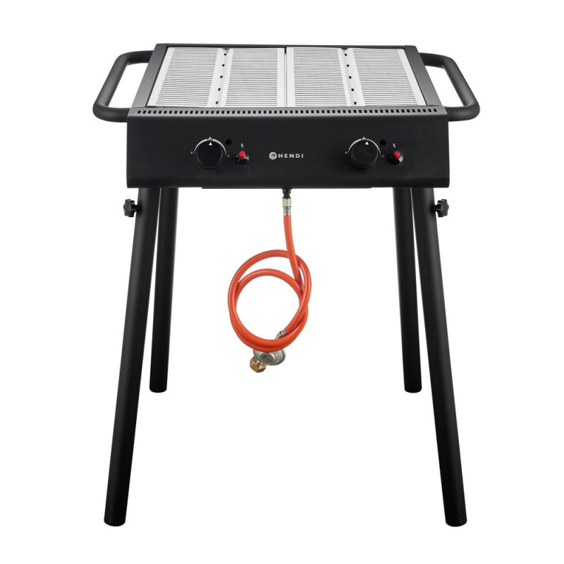 Barbecue a Gas Grill - Nero HENDI | Prestazioni ottimali, grigliate memorabili Barbecue a Gas Grill - Nero HENDI | Prestazioni ottimali, grigliate memorabili