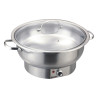 Chafing Dish Elettrico Rotondo 3,8 L - Ø 330 mm