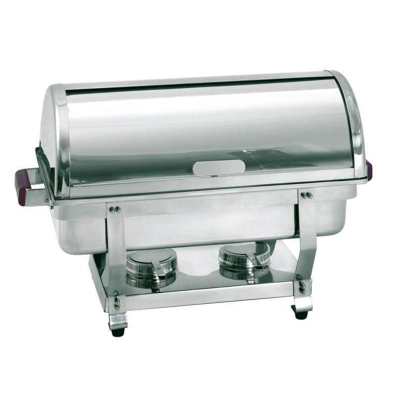 Chafing Dish con coperchio scorrevole da 9 L - GN 1/1 per la ristorazione Chafing Dish con coperchio scorrevole da 9 L - GN 1/1 per la ristorazione