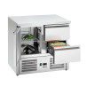 Tavolo refrigerato 2 cassetti 1 porta professionale
