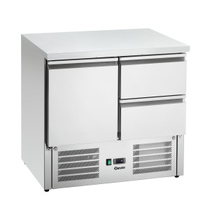 Tavolo refrigerato 2 cassetti 1 porta professionale