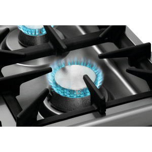 Fornello a 4 fuochi con forno elettrico GN 2/1 Serie 700