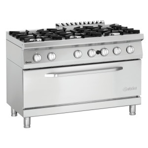 Forno a 6 fuochi con grande forno a gas Serie 700