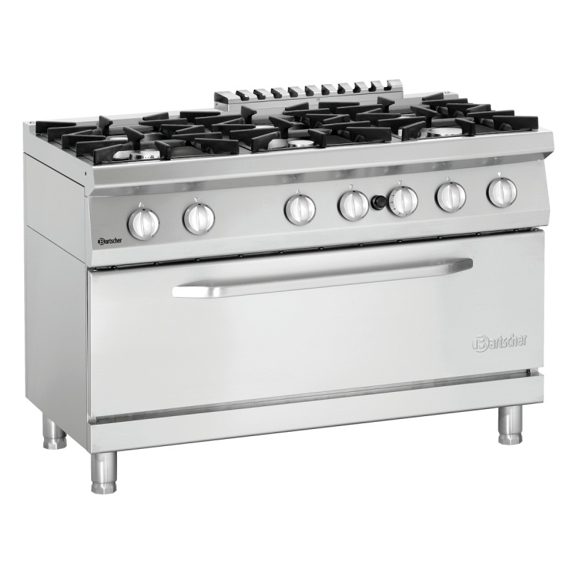 Forno a 6 fuochi con grande forno a gas Serie 700 Forno a 6 fuochi con grande forno a gas Serie 700