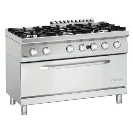 Forno a 6 fuochi con grande forno a gas Serie 700