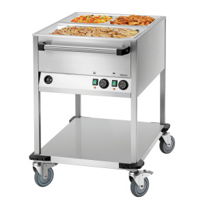 Carrello per bagnomaria - 2 GN 1/1