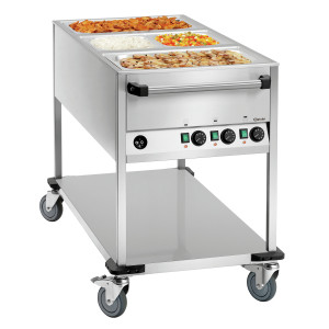 Carrello per bagnomaria - 3 GN 1/1