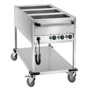 Carrello per bagnomaria - 3 GN 1/1