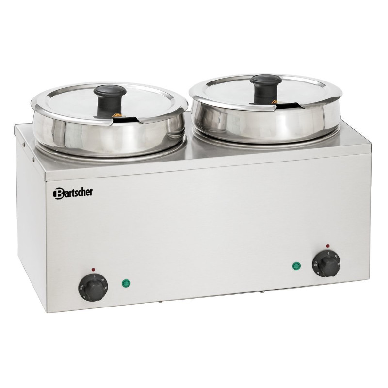 Bagno Maria a salsa da 2 x 6,5 litri per professionisti della ristorazione Bagno Maria a salsa da 2 x 6,5 litri per professionisti della ristorazione