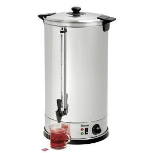 Distributore di acqua calda 28L - Distributore isotermico / Samovar / Pentola per vin brulé professionale Casselin