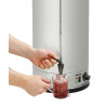 Distributore di acqua calda 28L - Distributore isotermico / Samovar / Pentola per vin brulé professionale Casselin