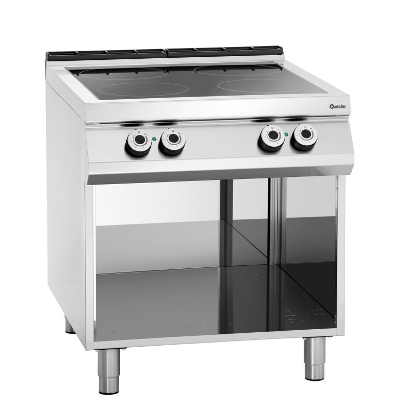 Piano cottura in vetroceramica professionale Bartscher serie 900 - 4 zone radianti Piano cottura in vetroceramica professionale Bartscher serie 900 - 4 zone radianti