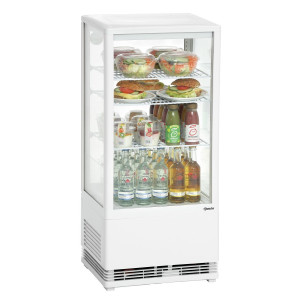 Mini Vetrina Refrigerata Professionale Bartscher - 78 L Bianca