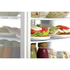 Mini Vetrina Refrigerata Professionale Bartscher - 78 L Bianca