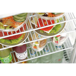 Mini Vetrina Refrigerata Professionale Bartscher - 78 L Bianca