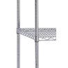 Scaffale per dispensa in acciaio cromato Bartscher