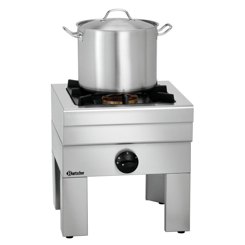 Fornello a gas su piedistallo - 225 mm Bartscher 1059403 Fornello a gas su piedistallo - 225 mm Bartscher 1059403