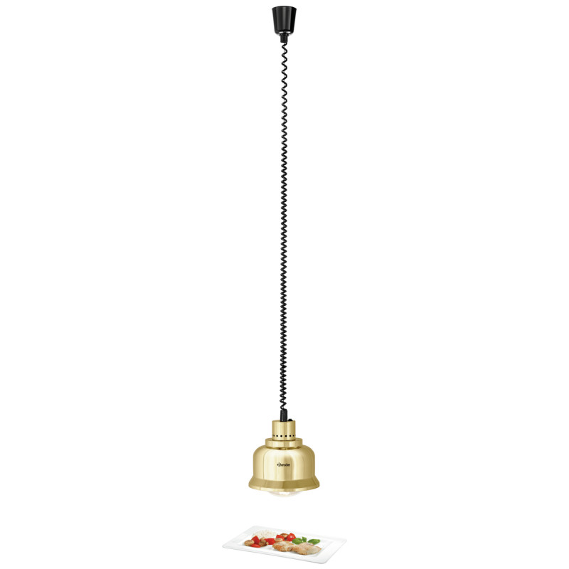 Lampada Riscaldante a Infrarossi Dorata - Bartscher Lampada Riscaldante a Infrarossi Dorata - Bartscher