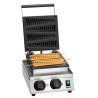 Piastra per waffle professionale Lolly - 4 waffle a spiga - Bartscher