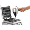 Piastra per waffle professionale Lolly - 4 waffle a spiga - Bartscher
