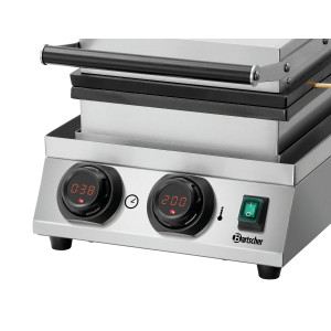 Piastra per waffle professionale Lolly - 4 waffle a spiga - Bartscher
