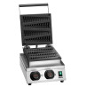 Piastra per waffle professionale Lolly - 4 waffle a spiga - Bartscher