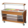 Scivolo a pioli per buffet riscaldato e refrigerato - 4 x GN 1/1