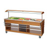 Scivolo a pioli per buffet riscaldato e refrigerato - 6 x GN 1/1