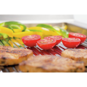 Piastra per snack a scanalature Larghezza 400 mm - Elettrica