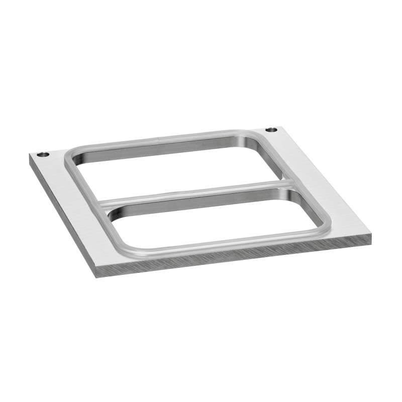 Cornice da incasso 2 scomparti per sigillatrice per vaschette semiautomatica Cornice da incasso 2 scomparti per sigillatrice per vaschette semiautomatica