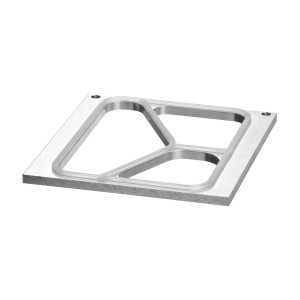 Cornice da incassare 3 scomparti per sigillatrice per vaschette semiautomatica