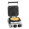 Piastra per waffle professionale - 5 waffle a forma di cuore - Bartscher