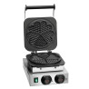 Piastra per waffle professionale - 5 waffle a forma di cuore - Bartscher