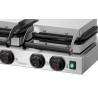 Piastra per waffle professionale doppia - 2 x 5 waffle a forma di cuore - Bartscher