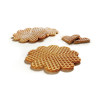 Piastra per waffle professionale doppia - 2 x 5 waffle a forma di cuore - Bartscher
