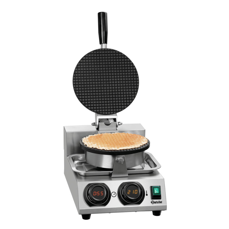 Piastra per waffle cono in acciaio inossidabile - 1000 W - Bartscher Piastra per waffle cono in acciaio inossidabile - 1000 W - Bartscher
